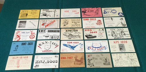 Lot qsl cards - :,