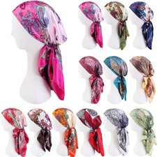Women Print Square Hijab Wrap