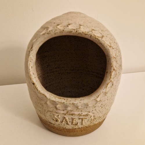 Large stoneware salt - large, pig