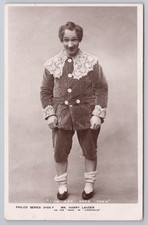Harry Lauder 'I've Got Sore Toes' Cinderella Panto Postcard 1907 Leamington