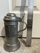 Vintage German Pewter Tankard