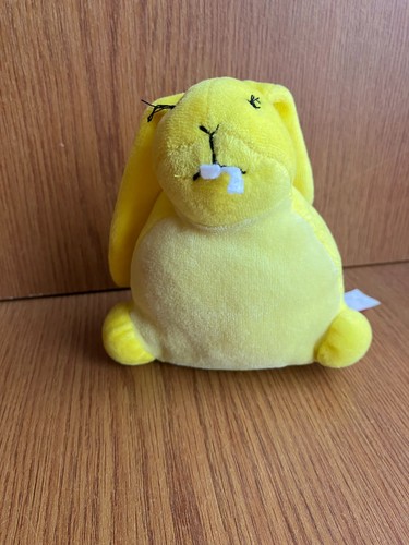 Small yellow soft - yellow, toy