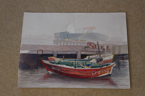 Original water colour whitby - original,