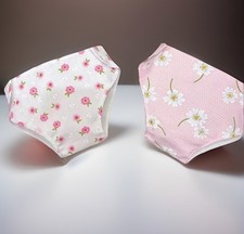 2 Dolls Nappies fits LITTLE