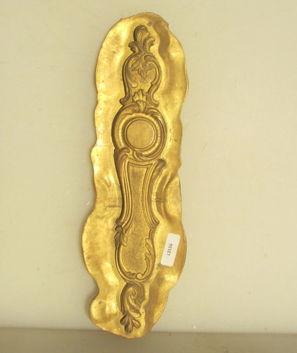 Vintage brass door handle - brass,