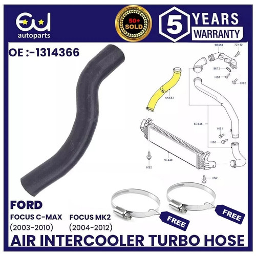 Turbo intercooler hose - turbo, pipe