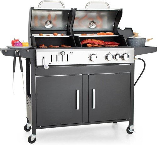 Propane gas charcoal bbq - gas,