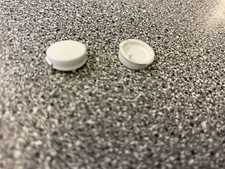 Swift Screw Cover Caps White