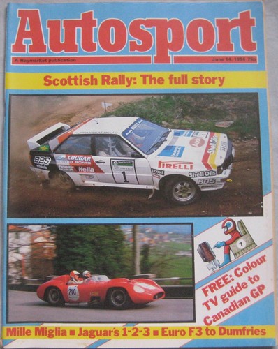Autosport magazine june - magazine, 14