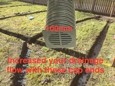 End Caps for 100mm Perforated