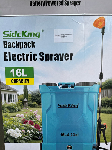 Sideking 16l battery powered - battery,