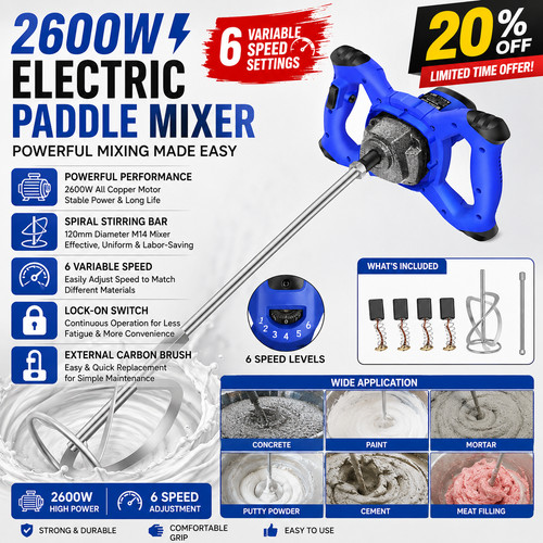 2600w portable electric - electric, cement