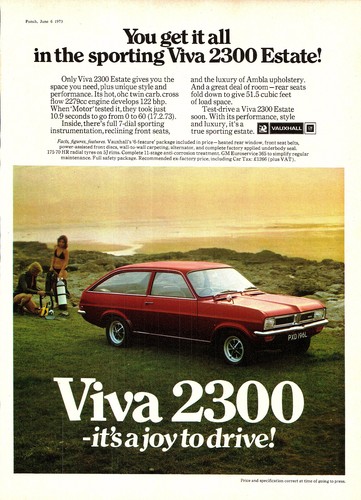 1973 advert vauxhall - 1973,
