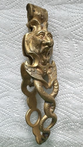Very unusual brass gargoyle - gargoyle, or