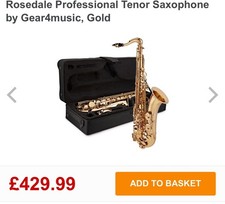 Tenor Saxophone With Hard Case