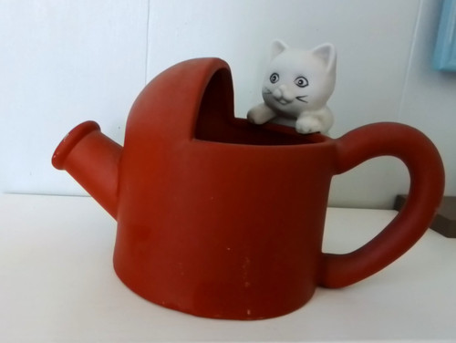 Vintage terracotta planter - vintage,