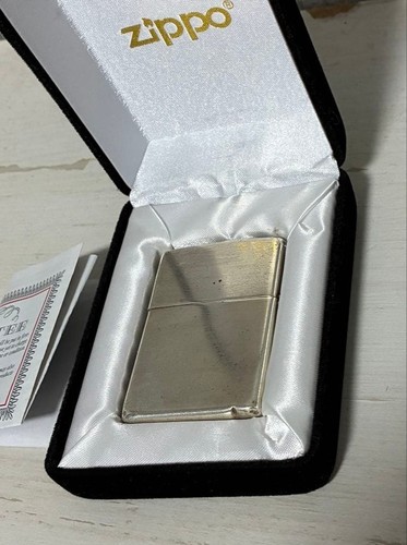 Zippo sterling silver lighter - sterling,
