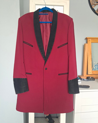 Men burgundy black teddy - men's, burgundy/black