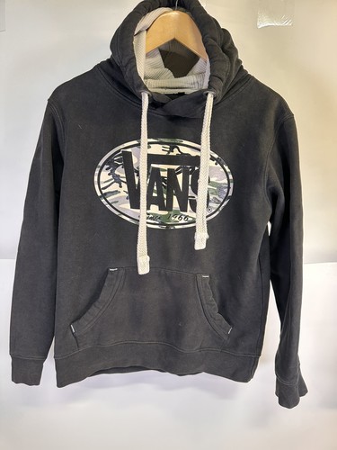 Black vans small hoodie with - black,