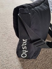 Black push chair pram bag by Oyster