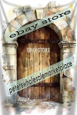 Vintage Carved Wooden Door
