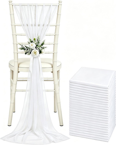 Pack white chiffon - 24,