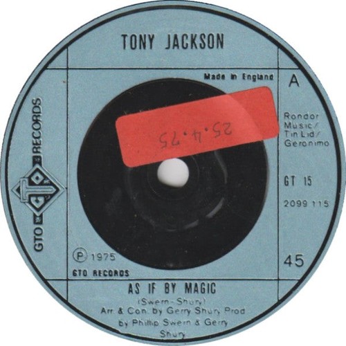 Tony jackson if by - tony,