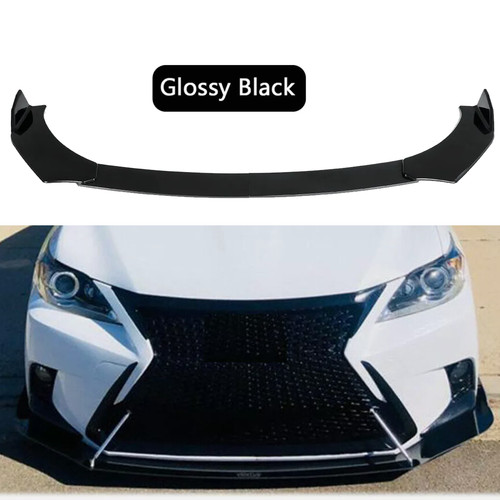 Glossy front bumper - glossy, lip