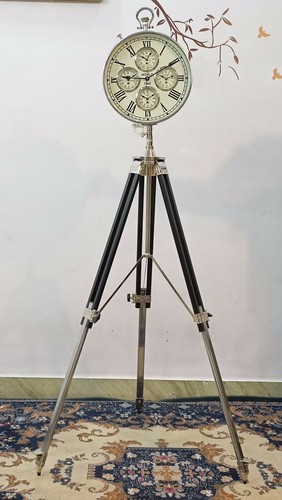 World time clock with - , tripod