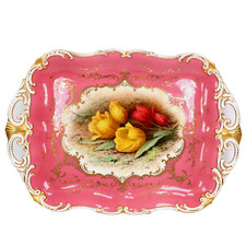 Coalport Chivers Plate Painted