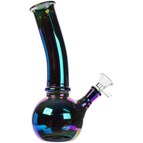 14mm glass water pipe small - glass, 8"