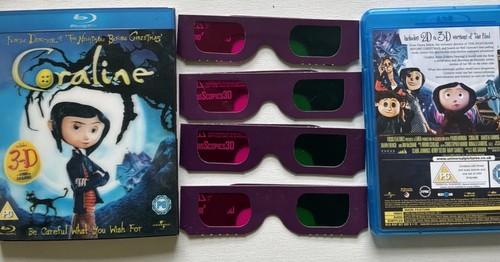 Coraline blu ray lenticular - coraline,