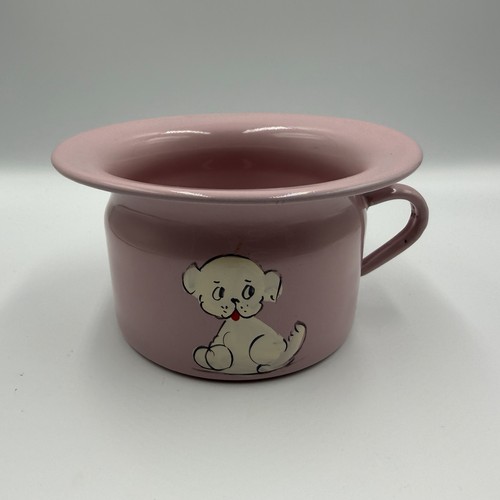 Vintage antique pink enamel - vintage,