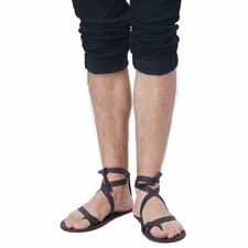 Egyptian Pharaoh Spartan Warrior Roman Greek Mens Costume Footwear Shoes Sandals