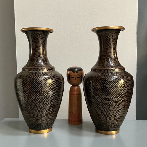 Pair antique fine - fine, brass