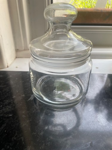 Glass sweet jar - jar, storage