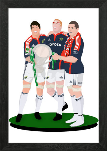 Munster rugby illustration - munster,