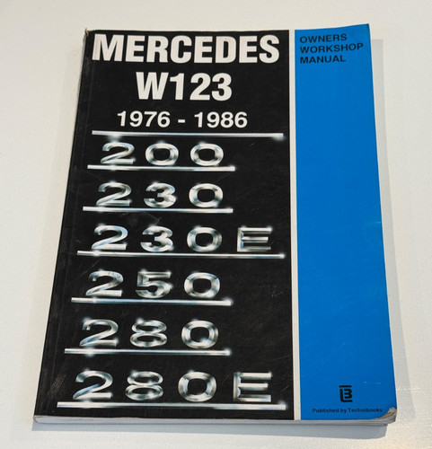 Mercedes benz w123 owner - --, owner's