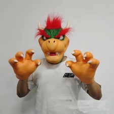 Cosplay Super Mario Bowser Masks Claw Gloves Halloween Masquerade Masks Props