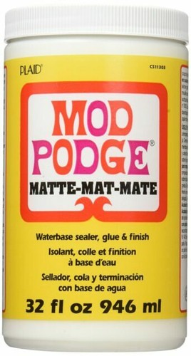 Plaid mod podge - plaid,