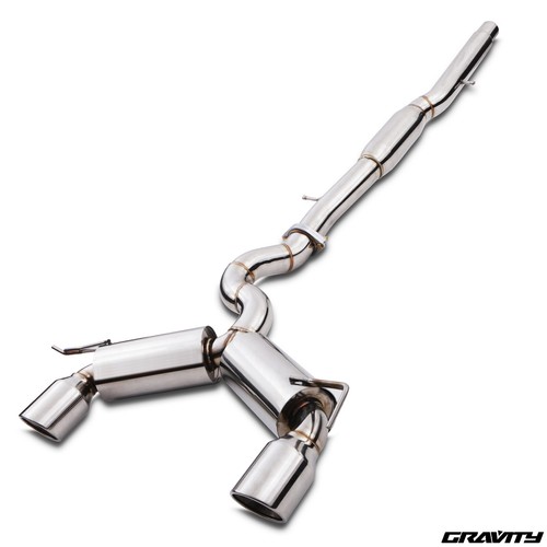 Stainless race cat back - race,