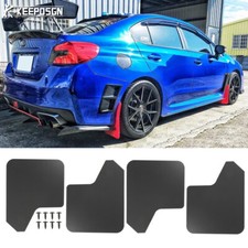 4x Matte Mud Flap Splash Guards Mudguard Body Kit For Subaru Impreza WRX STI BRZ