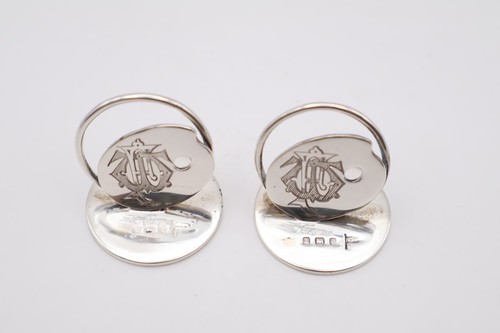 Antique solid silver pair - antique,