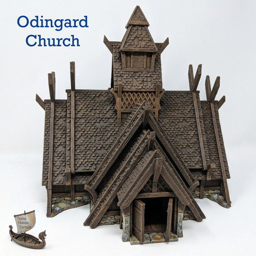 Odingard church viking - church., viking/norse