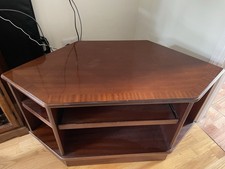 Mahogany Television Stand Corner Unit
