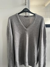 100% CASHMERE JUMPER Grey