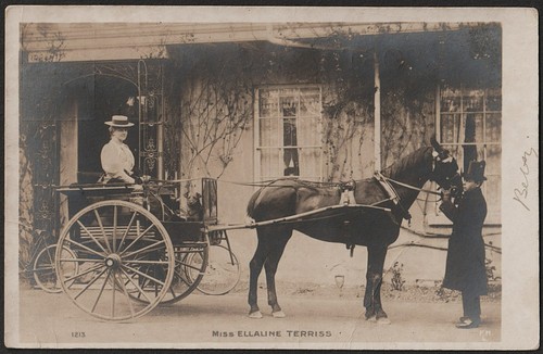 Miss ellaline terriss driving - terriss,