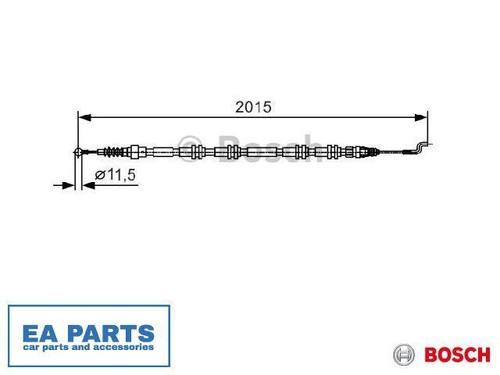 Cable parking brake for vw - cable,,