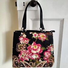 Butler & Wilson Medium Multi-coloured Floral Beaded & Sequin Bag