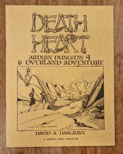 Rpg book death heart arduin - rpg,